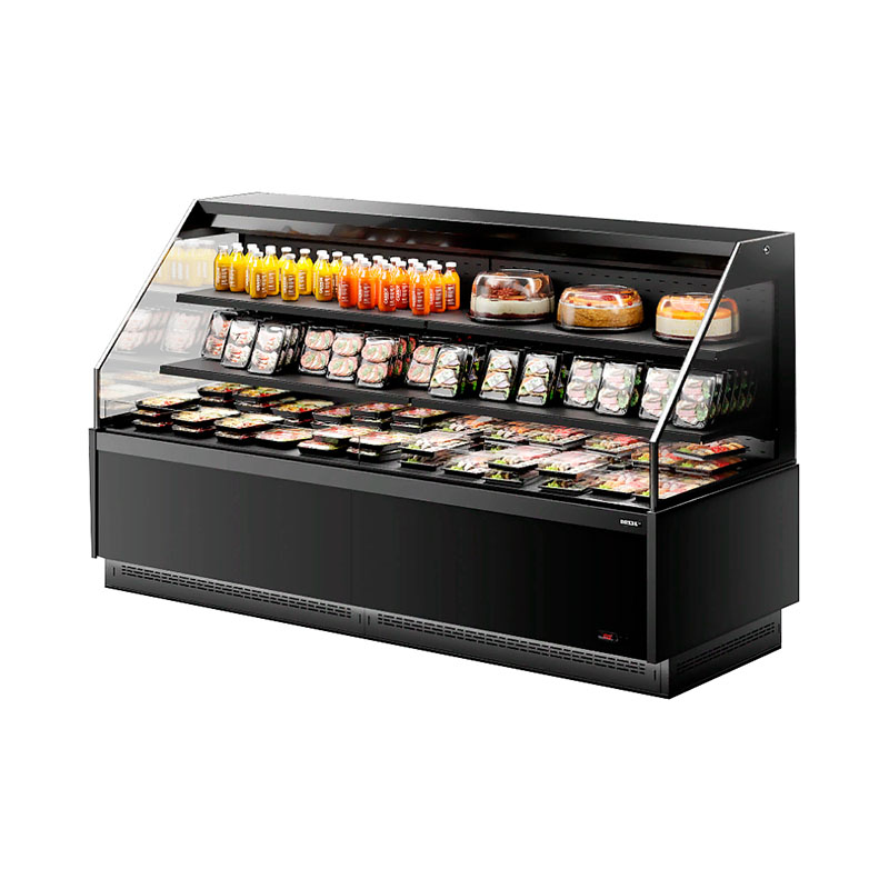 Холодильная витрина Dazzl Galaxy 080 H150 Plug-in 250 (0…+7) вентилируемая